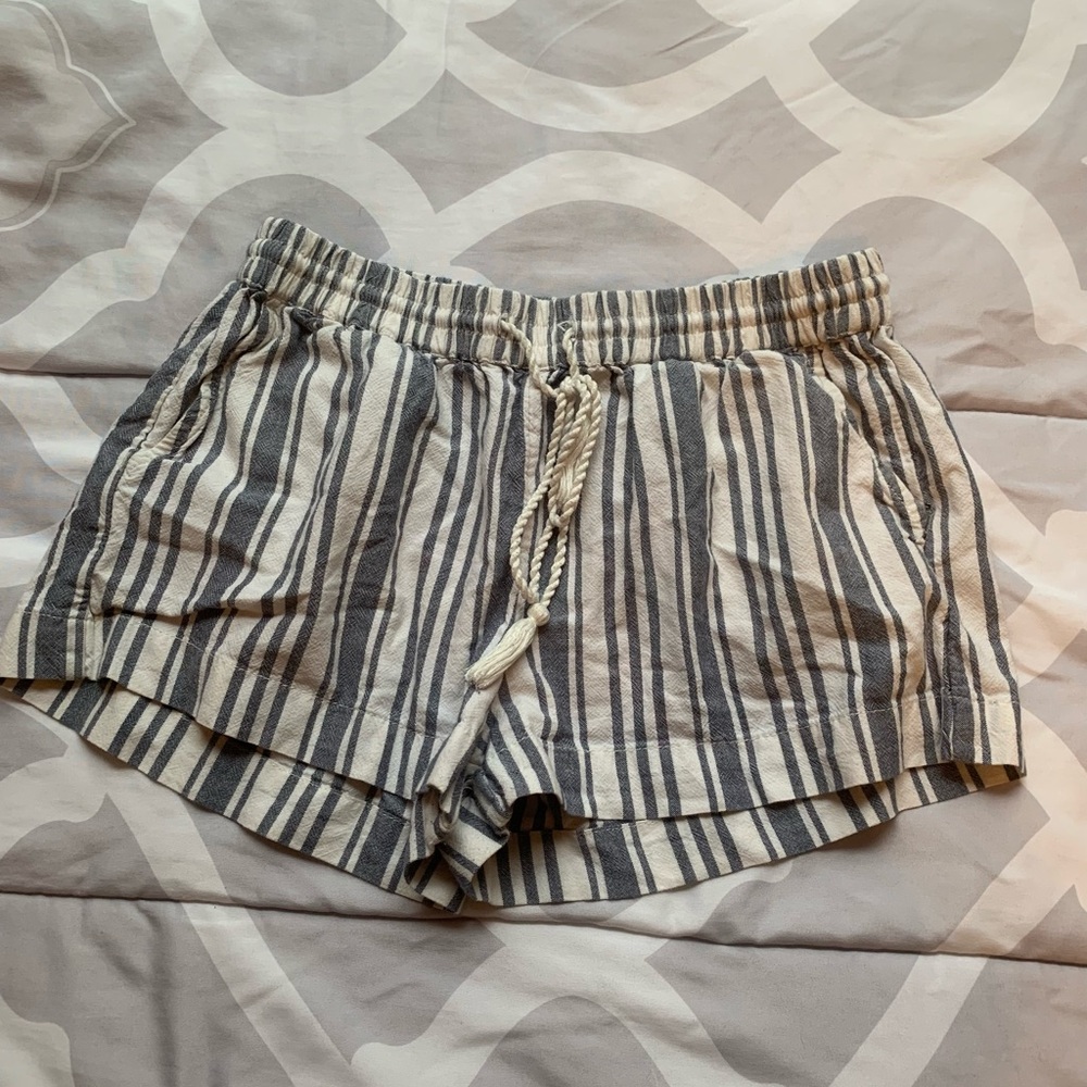 Blue and White Shorts